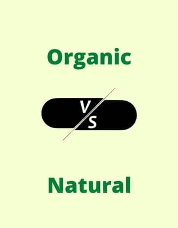 Organic VS Natural