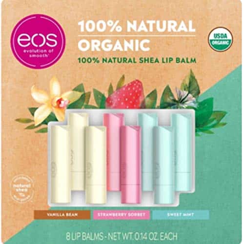 Pack of 3 eos Natural & Organic Lip Balm Trio Organic Lip Balm Trio
